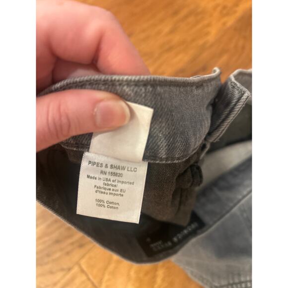 Veronica Beard Blake Classic Straight High Rise Winter Gray Jeans Size 27 - Picture 7 of 11